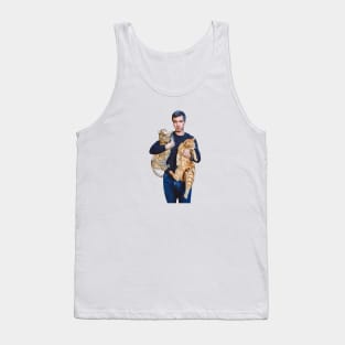 Nathan Fielder And His Cats Tank Top